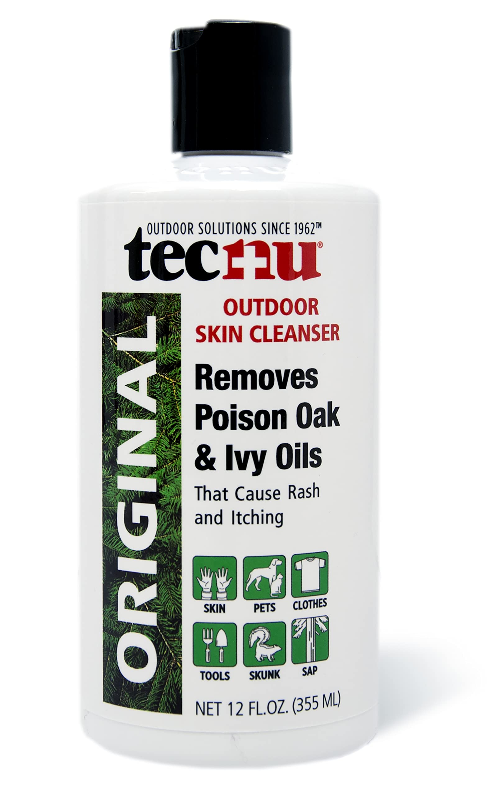 Tecnu Original Outdoor Skin Cleanser - Poison Ivy, Oak & Sumac Wash - Post-Exposure Cleansing for Camping, Hiking & Outdoor Activities