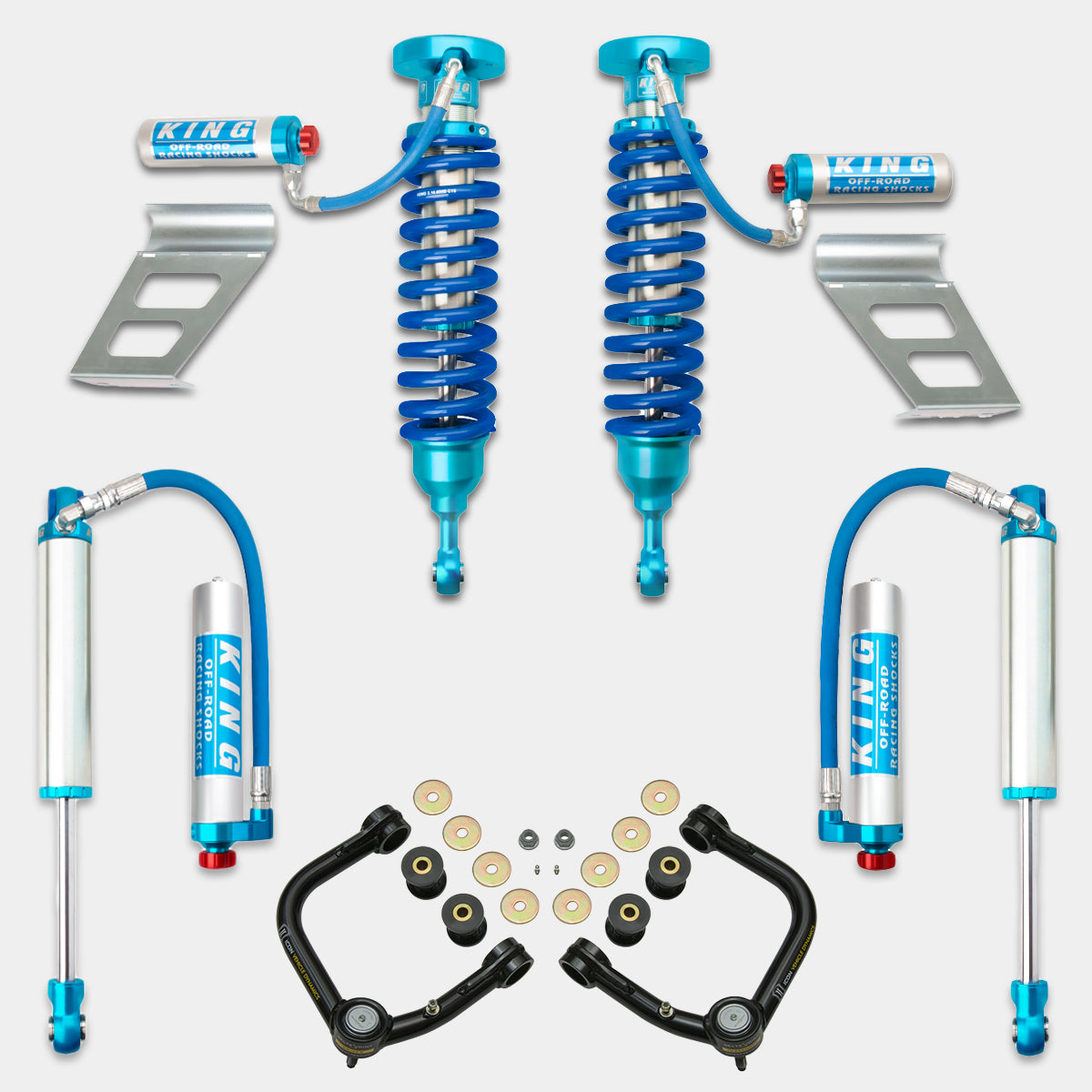 2008-2022 Toyota Sequoia King 2.5 RR EXT Travel Coilovers with Adjustable Rear Shocks & Upper Control Arms - Off-Road Suspension Upgrade for Adventure & Towing