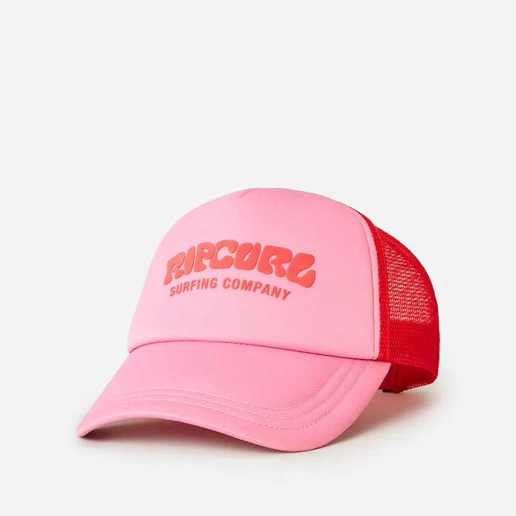 Rip Curl Surf Puff Trucker Hat - Stylish Adjustable Snapback for Men & Women - Perfect for Beach, Surfing, and Outdoor Adventures