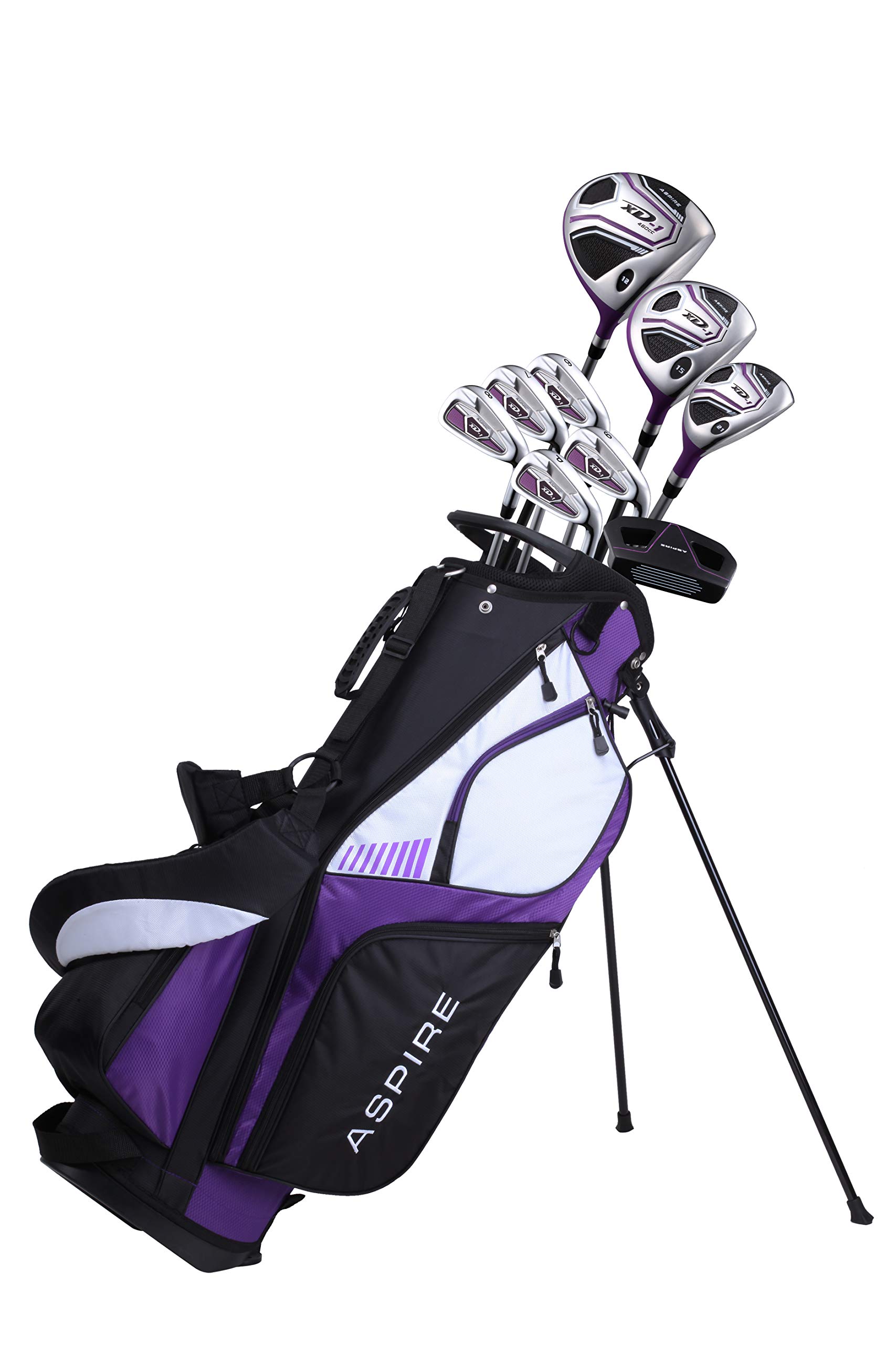 Premium Purple Golf Club Set for Right-Handed Players - Complete Golfing Equipment for Men & Women | Perfect for Driving Range, Course Play & Tournament Training