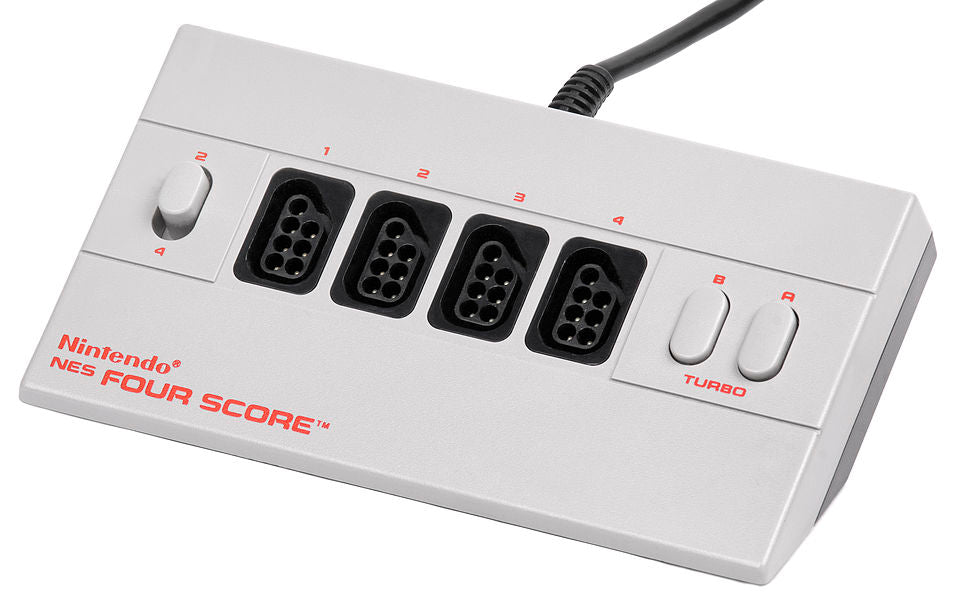 Original NES Four Score Controller - 4-Player Adapter for Nintendo Entertainment System - Retro Gaming Accessory for Multiplayer Fun at Parties & Game Nights
