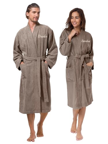 Falcon Robe - White the Boss/the Real Boss Monogram