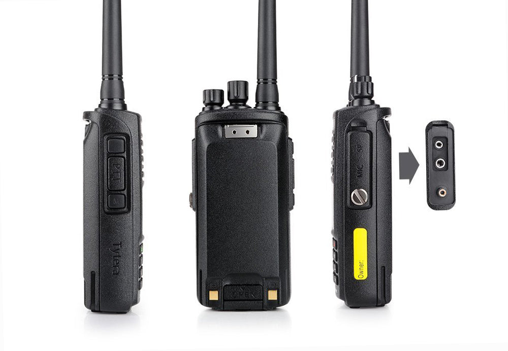 TYT MD 390 UHF DMR Digital Two-Way Radio - Waterproof, Long Range Communication for Outdoor Adventures, Construction Sites & Emergency Preparedness
