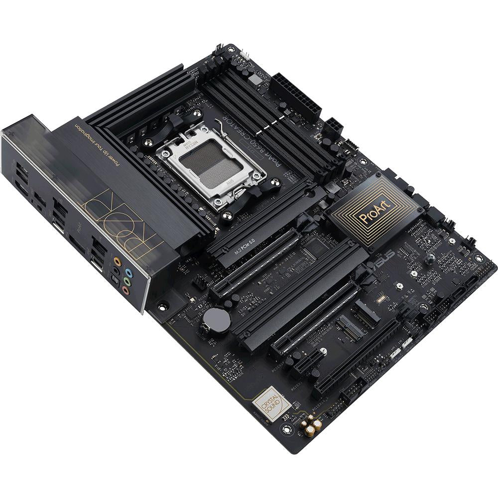 ASUS PROART B650 CREATOR Motherboard - AMD AM5 Socket, DDR5, PCIe 5.0 - Ideal for Content Creation, Video Editing & 3D Rendering Workstations