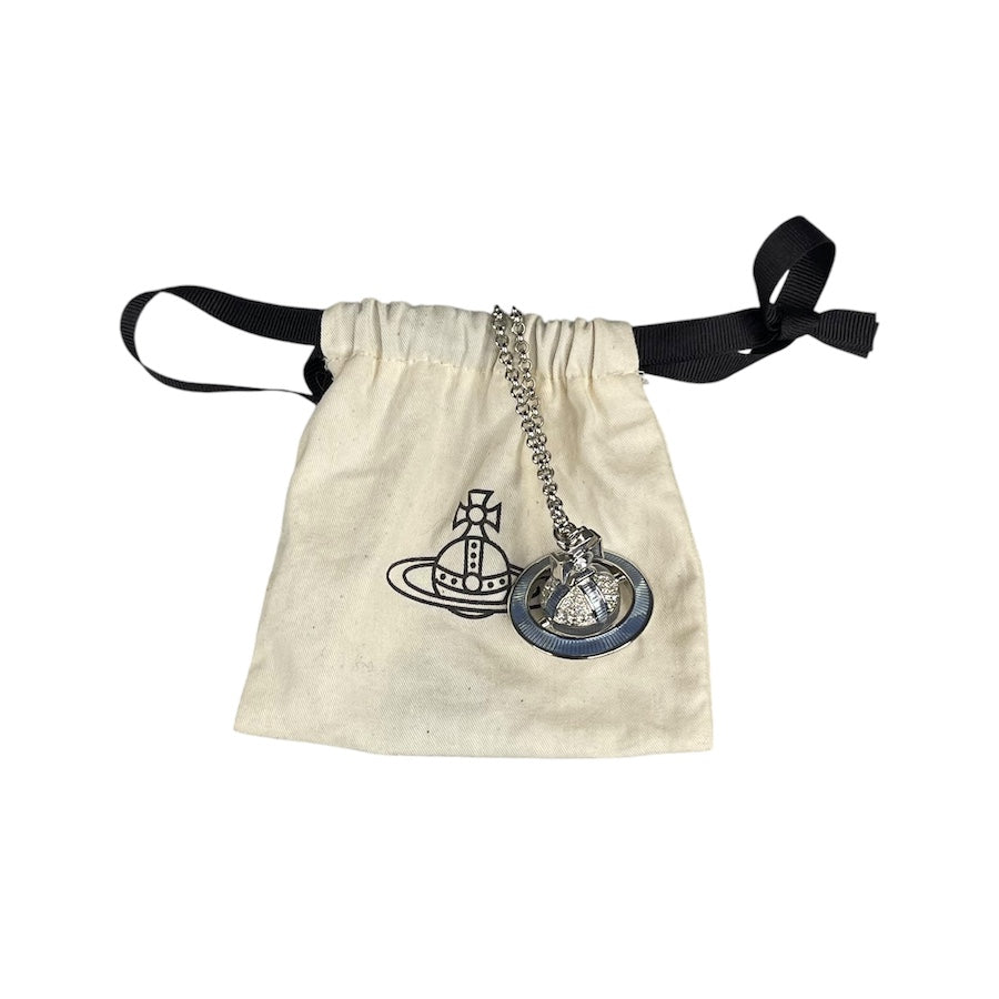 Vivienne Westwood Orb Necklace in Blue & Silver - Elegant Fashion Jewelry for Women, Perfect for Parties, Weddings & Everyday Wear