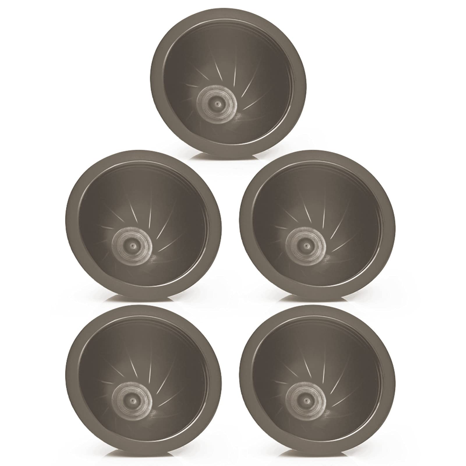 Nespresso Vertuo Compatible Coffee Capsules - 5Pcs Reusable & Disposable Coffee Pods for Espresso & Lungo | Perfect for Home & Office Brewing