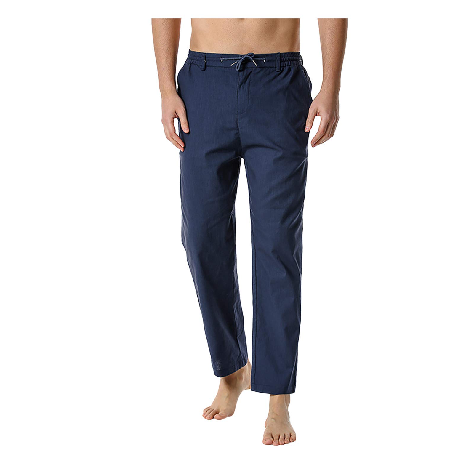 Men's Repreve Stria Gab Expandable Waist Cargo Work Pants - Breathable Pleated Front Harem Pants for Work & Workout | Office, Outdoor & Gym Use
