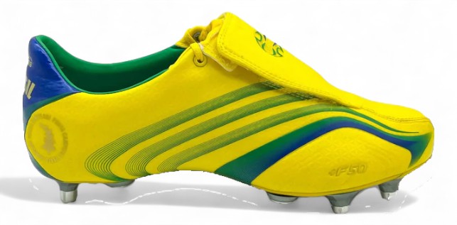 Adidas F50.6 Tunit SG X32 Soccer Cleats - Firm Ground Football Shoes for Men - Brazil National Team Inspired Design - Perfect for Match Play and Training Sessions