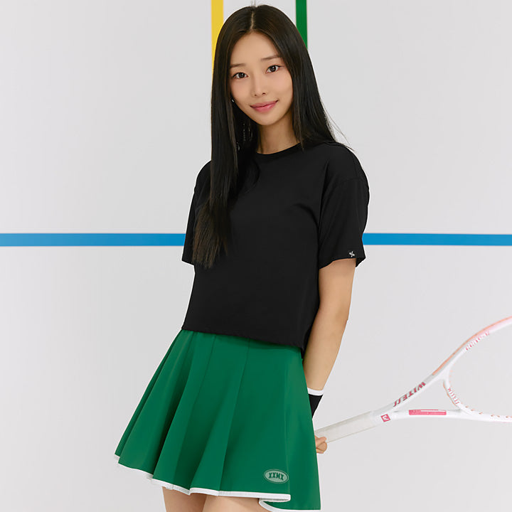 Cool Touch Basic Crop T-Shirts for Women - Soft Breathable Summer Tees - Perfect for Yoga, Gym, and Casual Wear