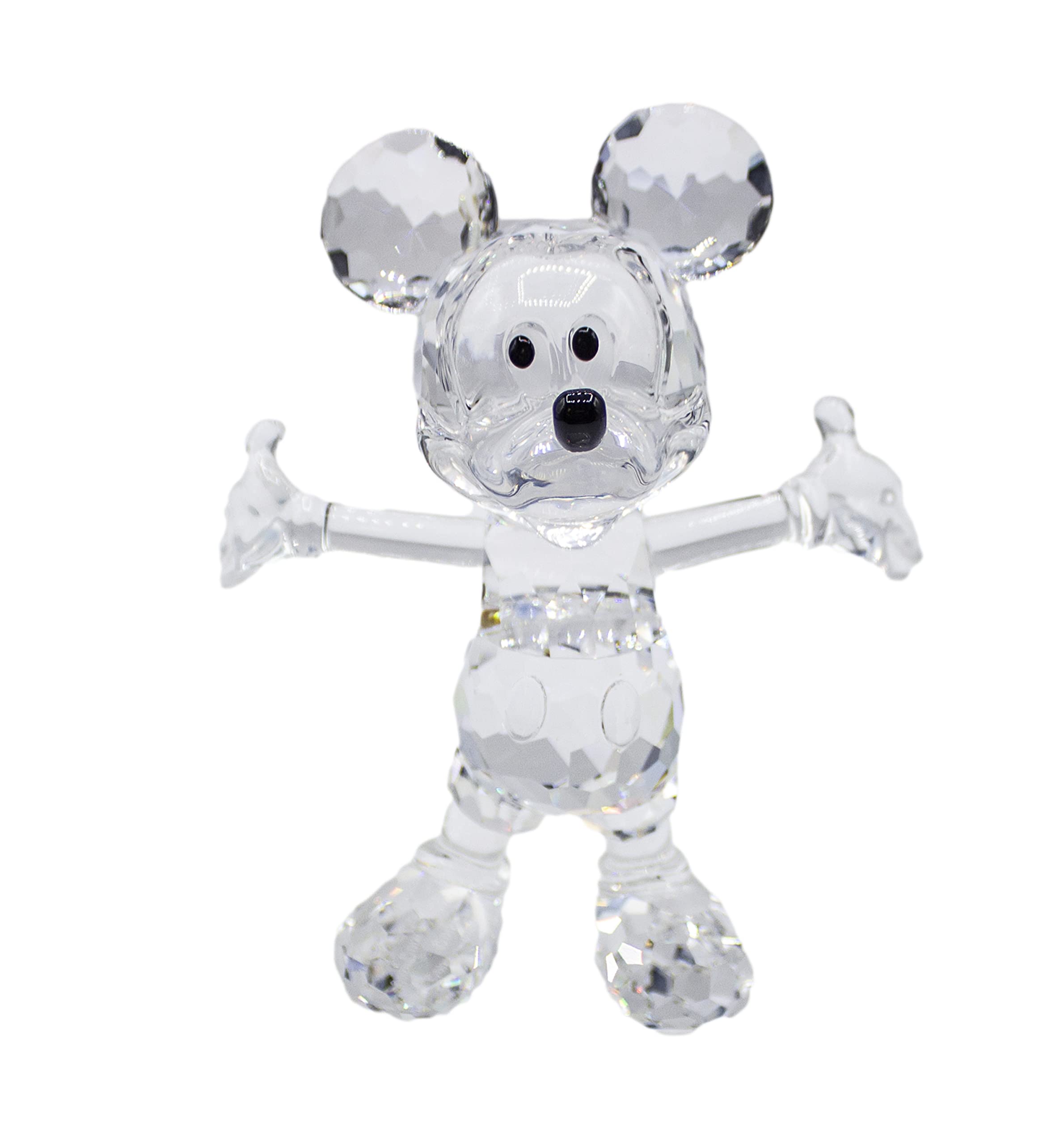 Swarovski Mickey Mouse Crystal Figurine - Collectible Disney Character Decor for Home, Office & Gifts | Perfect for Disney Fans, Christmas Decorations & Special Occasions