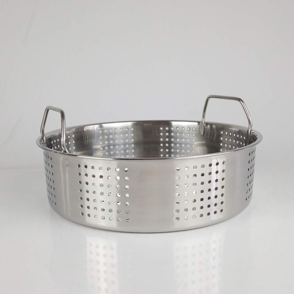 DOITOOL Stainless Steel Handle Bun Steamer Basket - 3-Layer Stackable Kitchen Cookware for Dumplings, Bao Buns & Vegetables - Perfect for Asian Cooking & Healthy Meal Prep