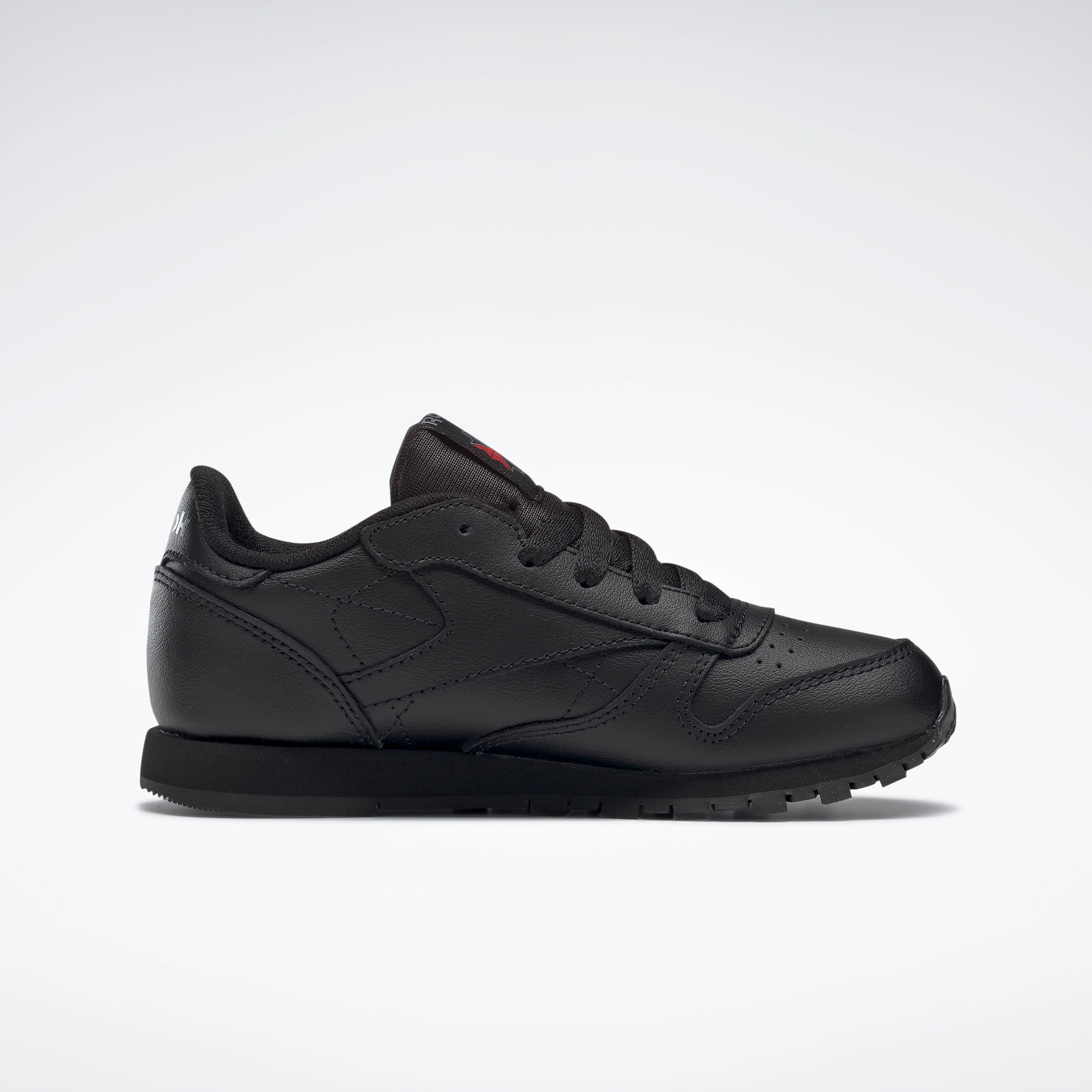 Classic Leather Shoes for Little Kids - Black | Comfortable & Durable Toddler Shoes for School, Play & Everyday Wear