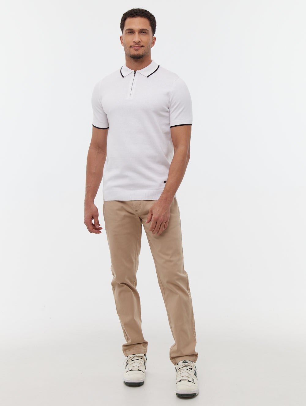 Settio Men's Knit Polo Shirt - Comfortable Casual Short Sleeve Shirt for Golf, Business & Everyday Wear