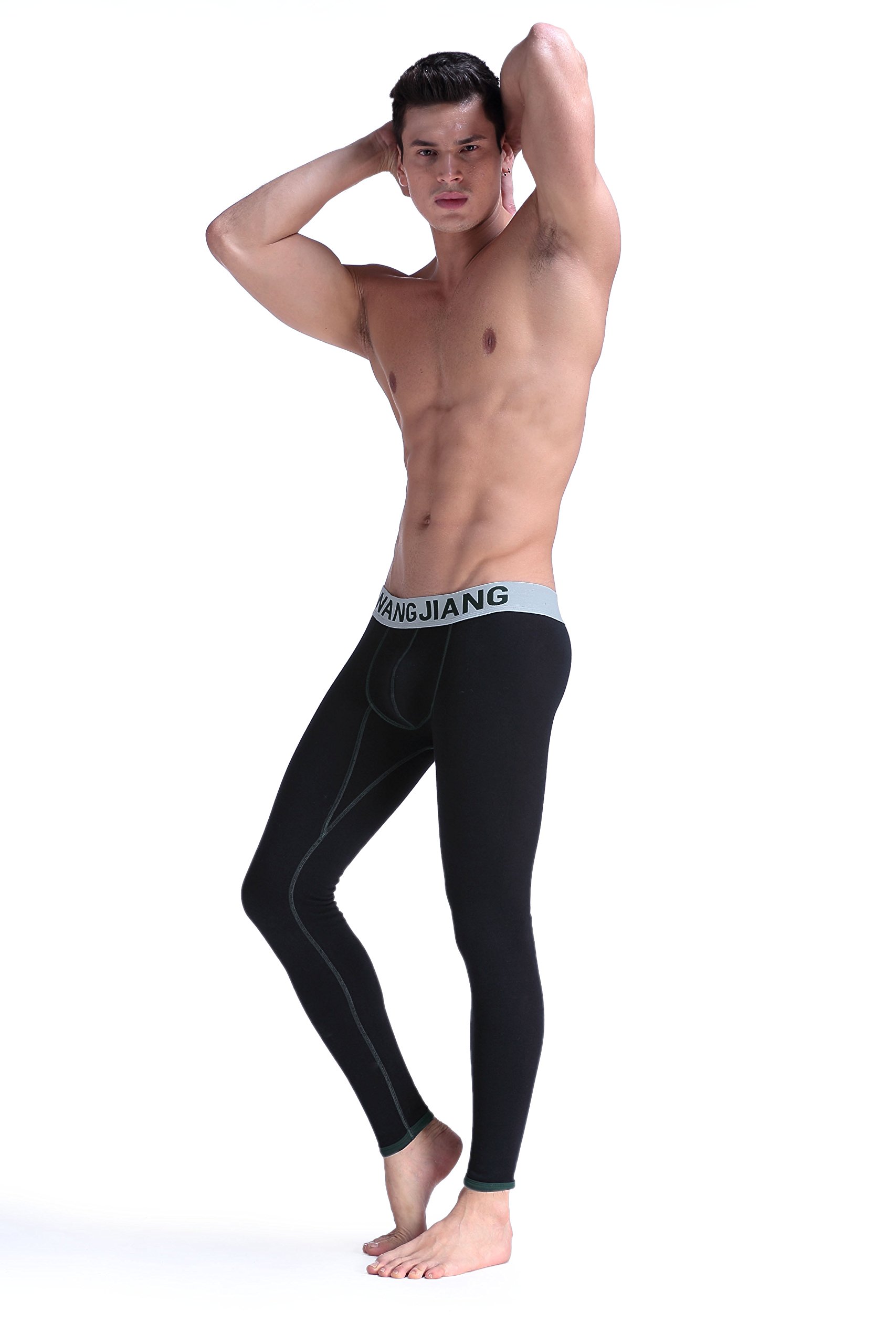 Azuki Men's Thermal Underwear Bottoms - Winter Base Layer Pants, Fleece-Lined Long Johns for Cold Weather - Perfect for Skiing, Hiking & Outdoor Activities