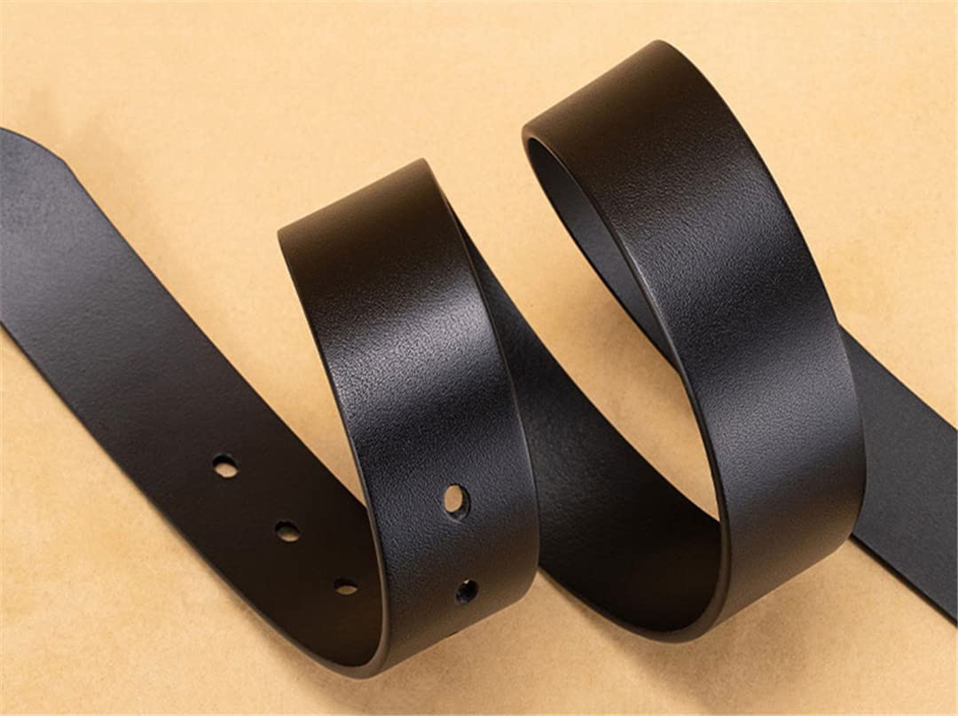 Women's Genuine Cowhide Leather Belt with Stainless Steel Buckle - Durable Fashion Accessory for Office, Casual Wear & Jeans