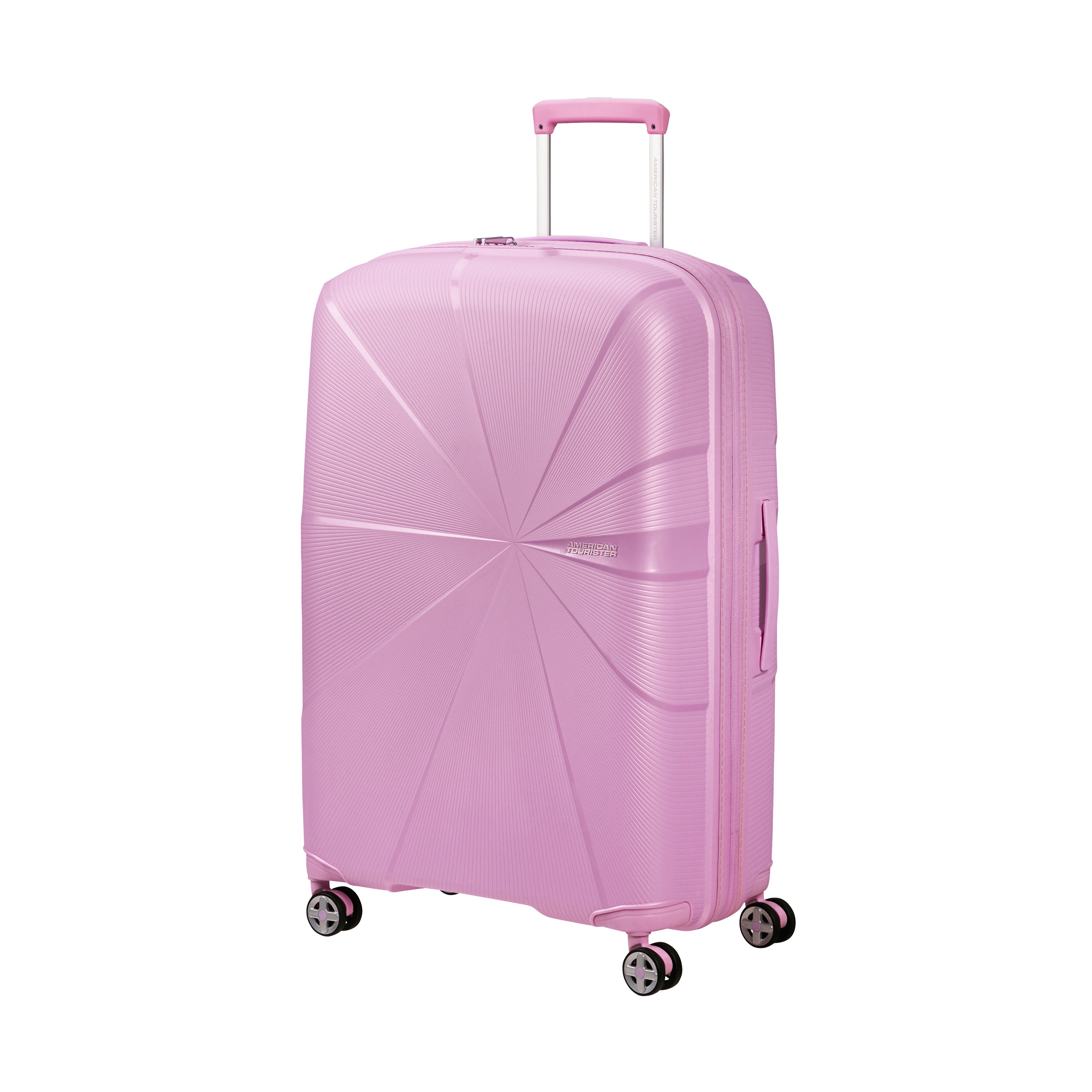 American Tourister StarVibe 3-Piece Expandable Spinner Luggage Set - Lightweight Suitcase for Travel, Business Trips & Family Vacations | Durable Hardshell Luggage with 360° Wheels