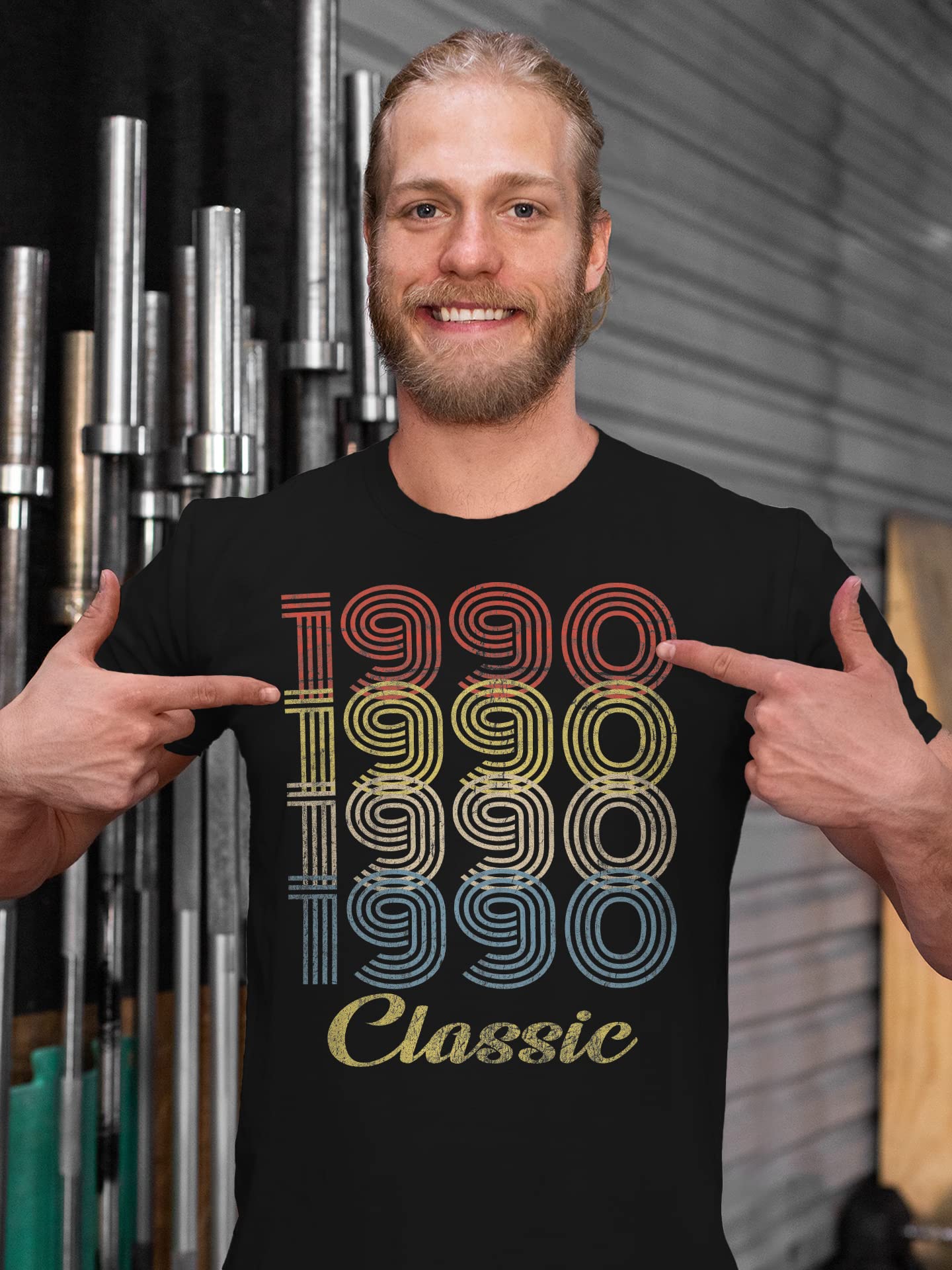 Vintage 1990 Retro 35th Birthday T-Shirt for Men - Classic 35 Year Old Gift Idea - Perfect for 35th Birthday Parties & Milestone Celebrations