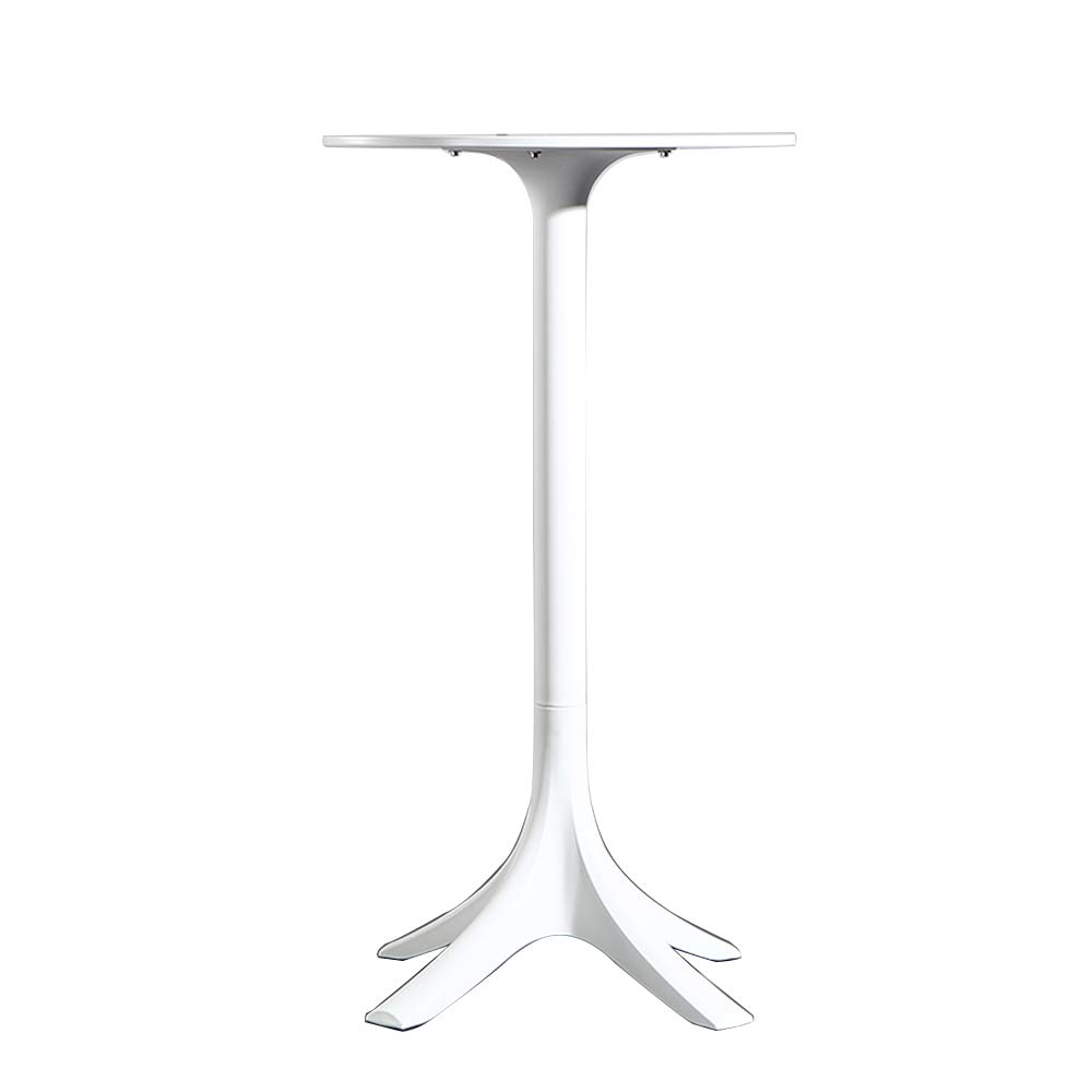 Modern Nordic Small Round Bar Table - 43.3 Inch Height Counter Table for Tea Shops, Cafes & Casual Restaurants | Perfect for Coffee Bars, Bistros and Home Breakfast Nooks