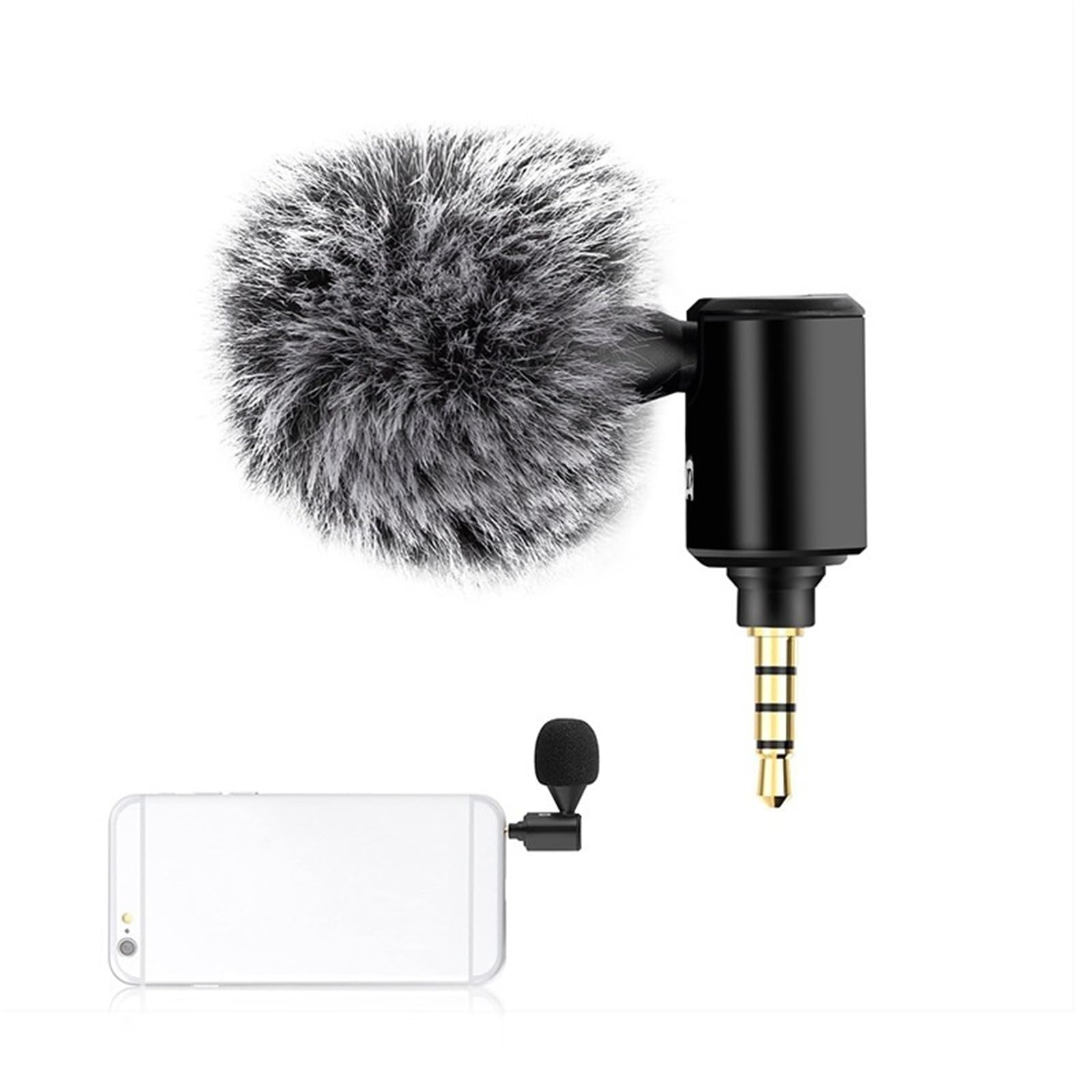 Wireless Lavalier Microphone for iPhone Android - Plug & Play Clip-on Mic for Interviews, YouTube Videos, Podcasts & Vlogging - Perfect for Content Creators, Live Streaming & Online Meetings