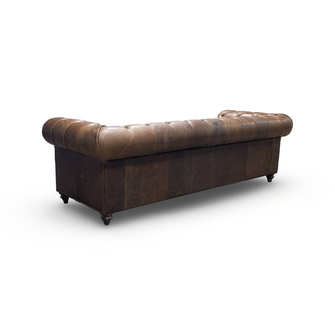 Luxury Manchester Genuine Leather Sofa - Modern & Comfortable Living Room Furniture for Home & Office Use