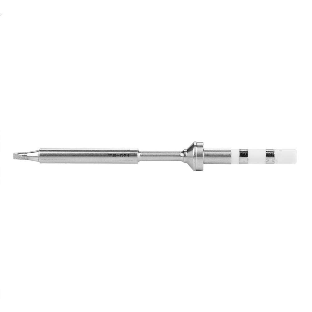High-Quality TS100 Soldering Iron Tip - Mini Stainless Steel Replacement (TsD24) for Precise Electronics Repair | Perfect for DIY Projects, Circuit Board Fixing & Small Welding Jobs