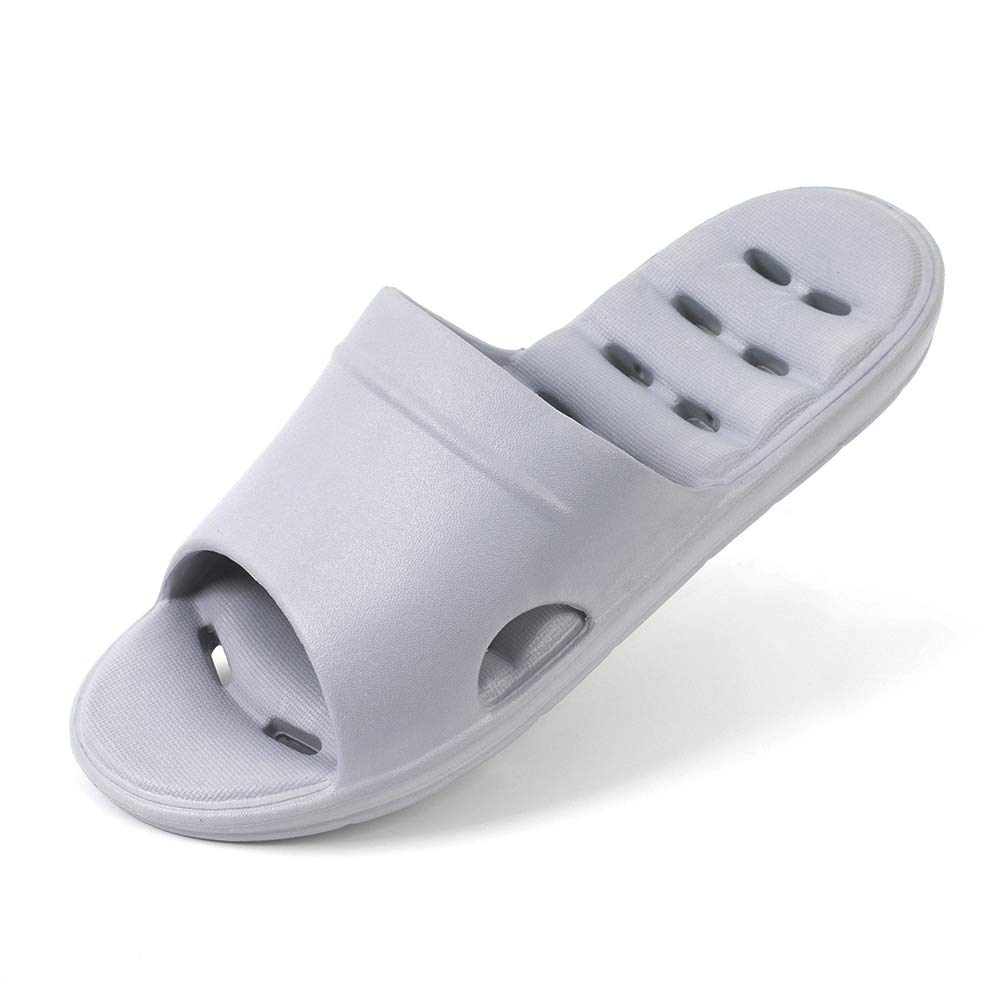 Luffymomo Women's Non-Slip Shower Sandals with Drainage Holes - Comfortable Bathroom Slippers for Spa, Poolside & Home Use