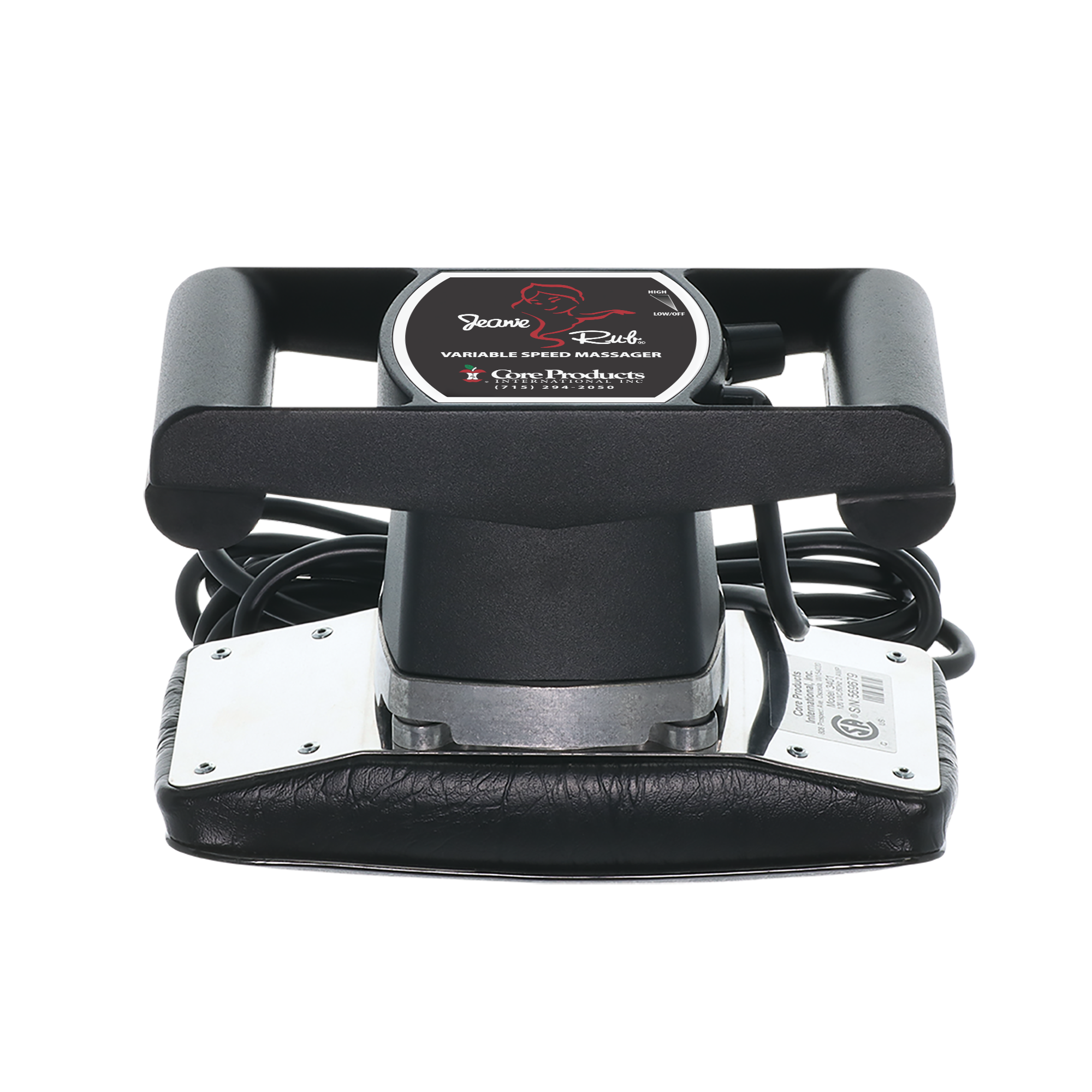 Jeanie Rub Variable Speed Massager - Portable Deep Tissue Massage Gun for Pain Relief & Muscle Recovery - Perfect for Athletes, Gym Enthusiasts & Home Use