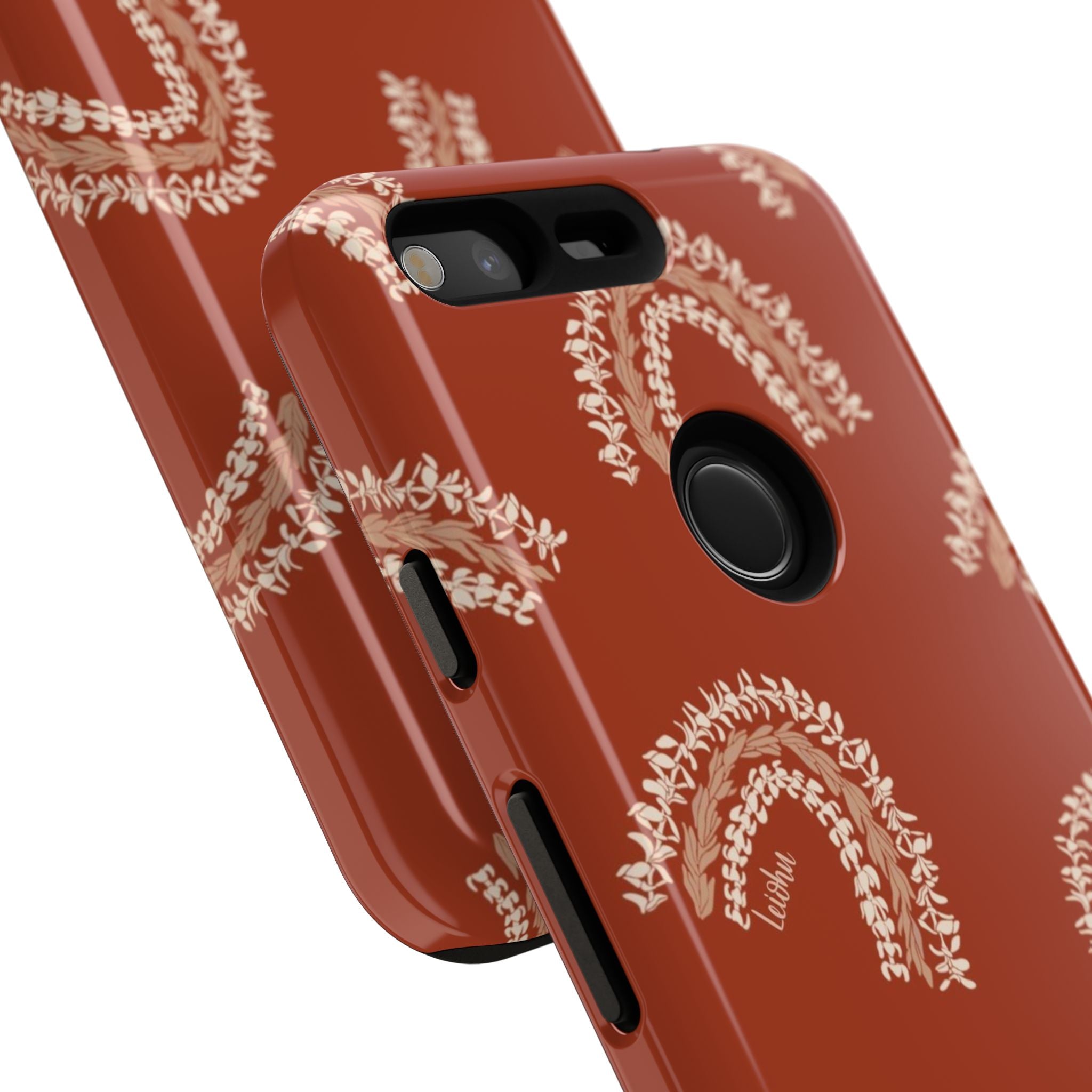 Authentic Hawaiian Ānuenue Lei - Colorful Flower Necklace for Google Pixel Phone Accessories - Perfect for Luau Parties, Graduations, and Hawaiian-Themed Events
