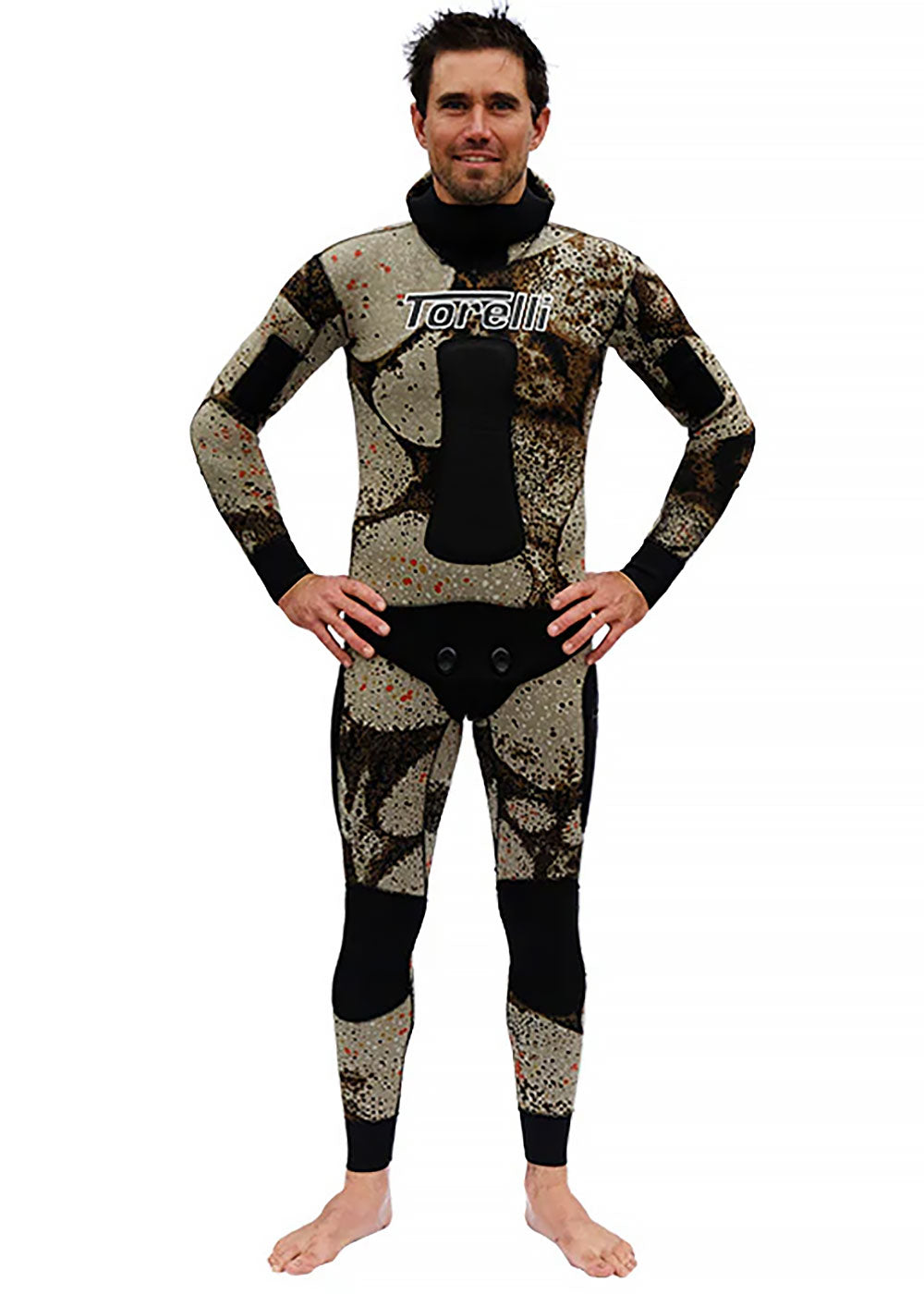 Torelli Men's Pangea 5mm 2-Piece Open Cell Wetsuit for Scuba Diving, Spearfishing & Cold Water Surfing