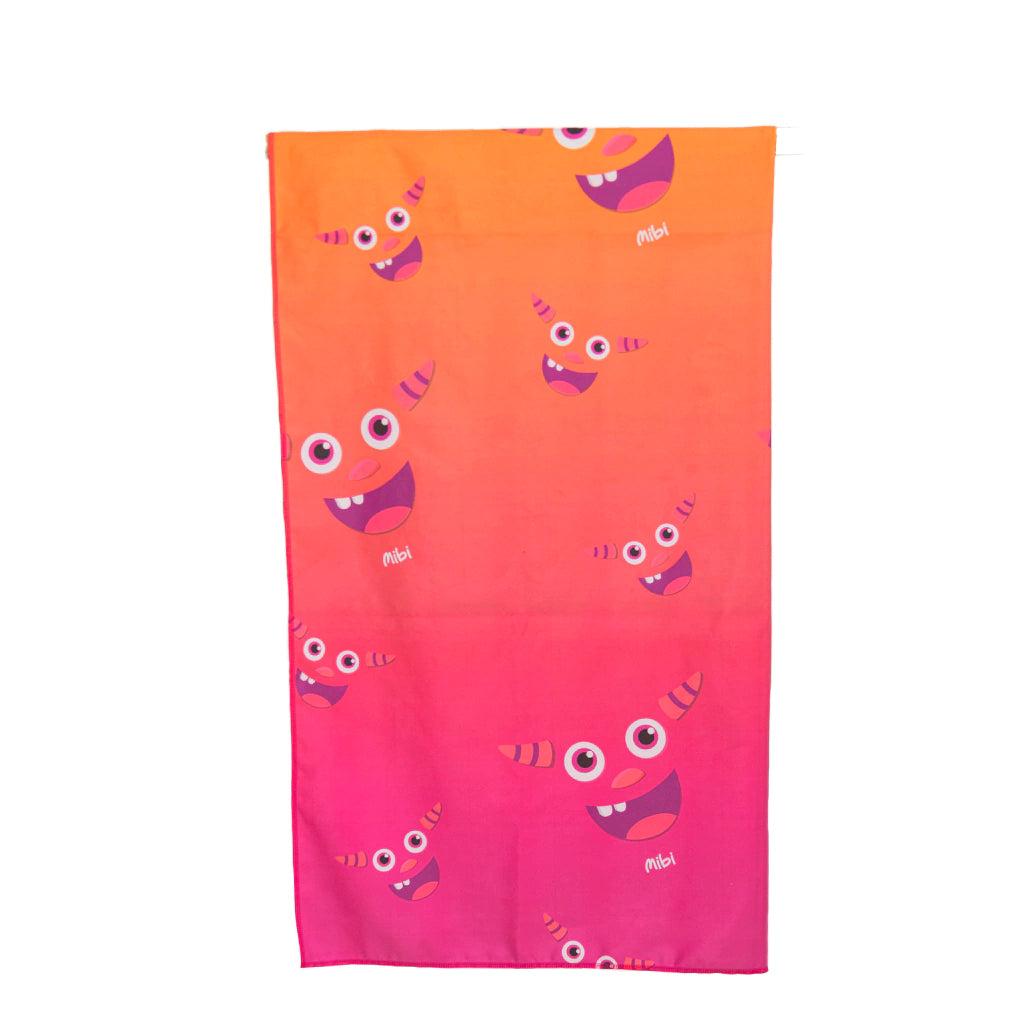 Mibi Monsters Pink Bath Towel 60
