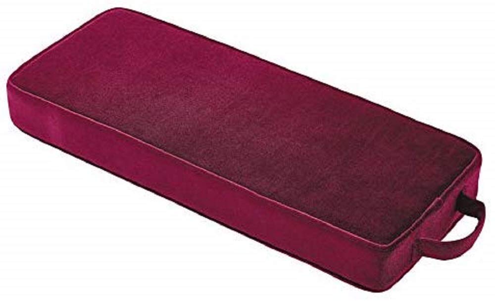 Christian Brands Personal Kneeler Pad - Burgundy Cushion for Prayer & Worship | Comfortable & Durable Church Kneeling Mat for Home, Chapel & Religious Ceremonies