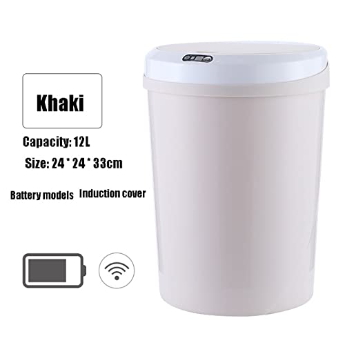 Smart Sensor Trash Can - Automatic Motion Sensor Garbage Bin for Kitchen, Bathroom & Office - Waterproof, Narrow Seam Design with Hands-Free Operation - Ideal for Modern Homes, Small Spaces & Smart Living