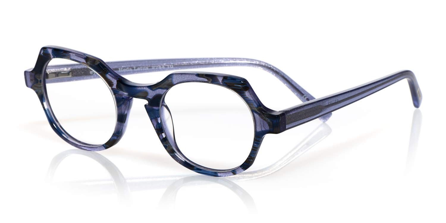 eyebobs Heda Letus Unisex Premium Reading Glasses for Men and Women | Round Frame Blue Light Blocking Computer Glasses | Perfect for Office, Reading & Screen Time
