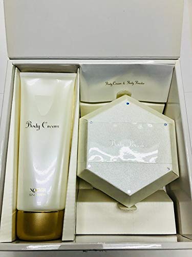 Luxury Body Cream & Body Powder Gift Set for Women - Moisturizing & Smoothing Skin Care Set - Perfect for Spa Day, Self Care & Birthday Gifts