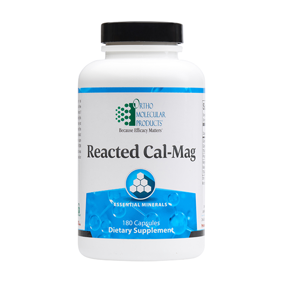 Reacted Calcium Magnesium Supplement - 90 Capsules | Supports Bone Health, Muscle Function & Relaxation | Ideal for Active Lifestyles & Stress Relief