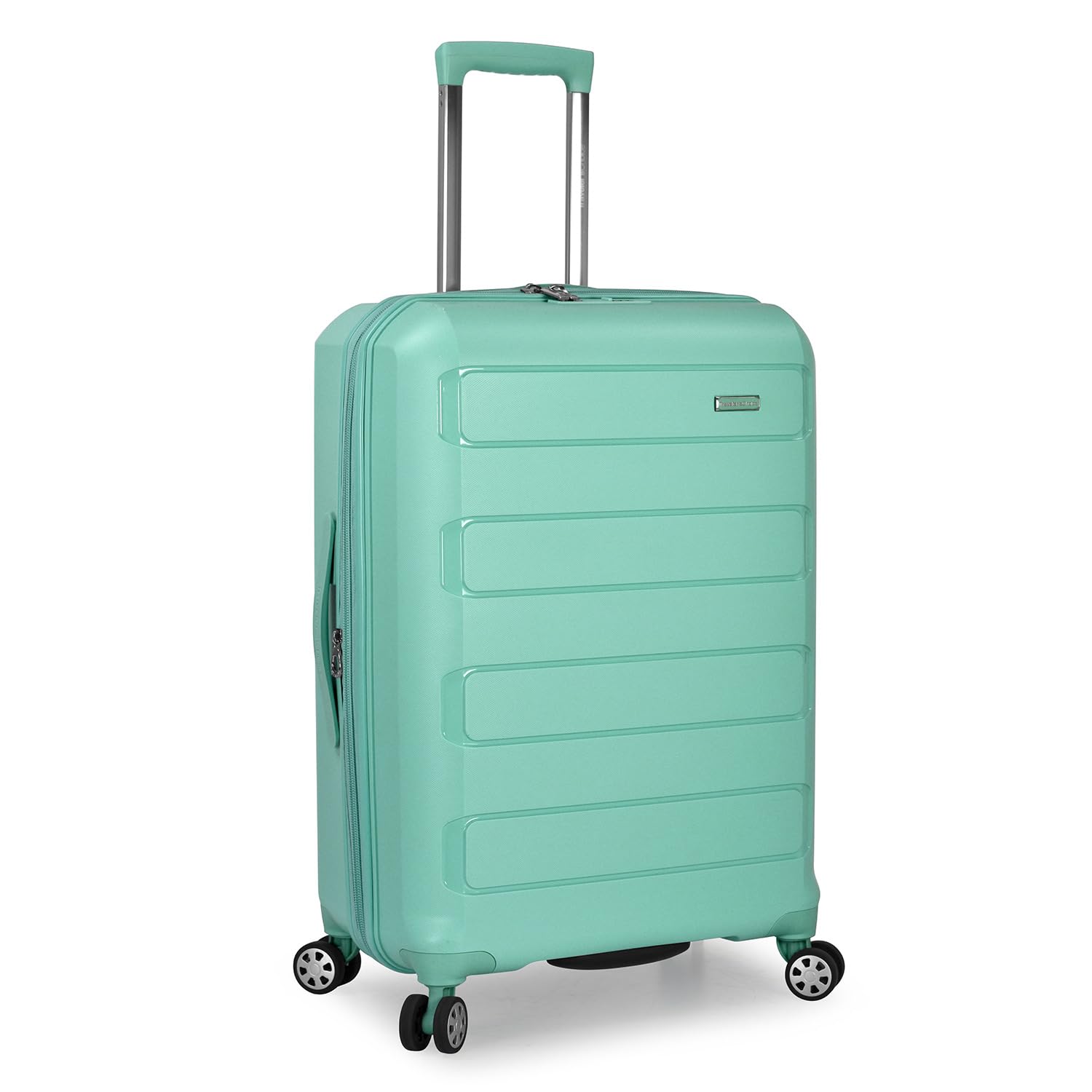 Traveler's Choice Pagosa Durable Expandable Hardshell Spinner Luggage - Mint Green Check-in Suitcase for Air Travel | Perfect for International Trips & Business Travel