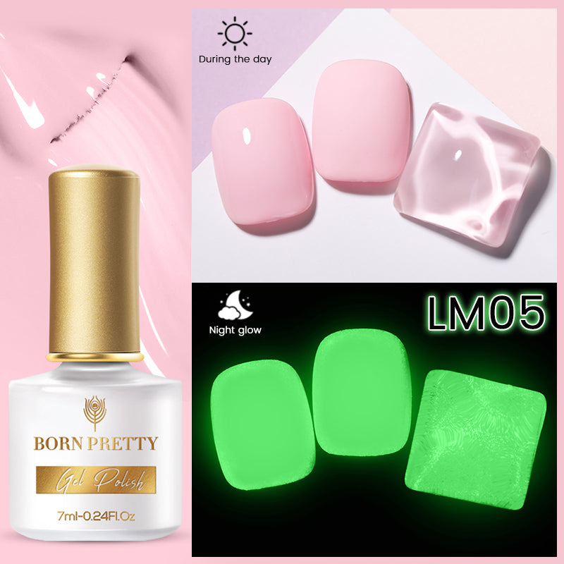 Born Pretty Luminous Macaron Gel Nail Polish - Long Lasting UV LED Soak Off Gel Polish for Salon & Home Manicure - Perfect for Nail Art, French Tips & Special Occasions