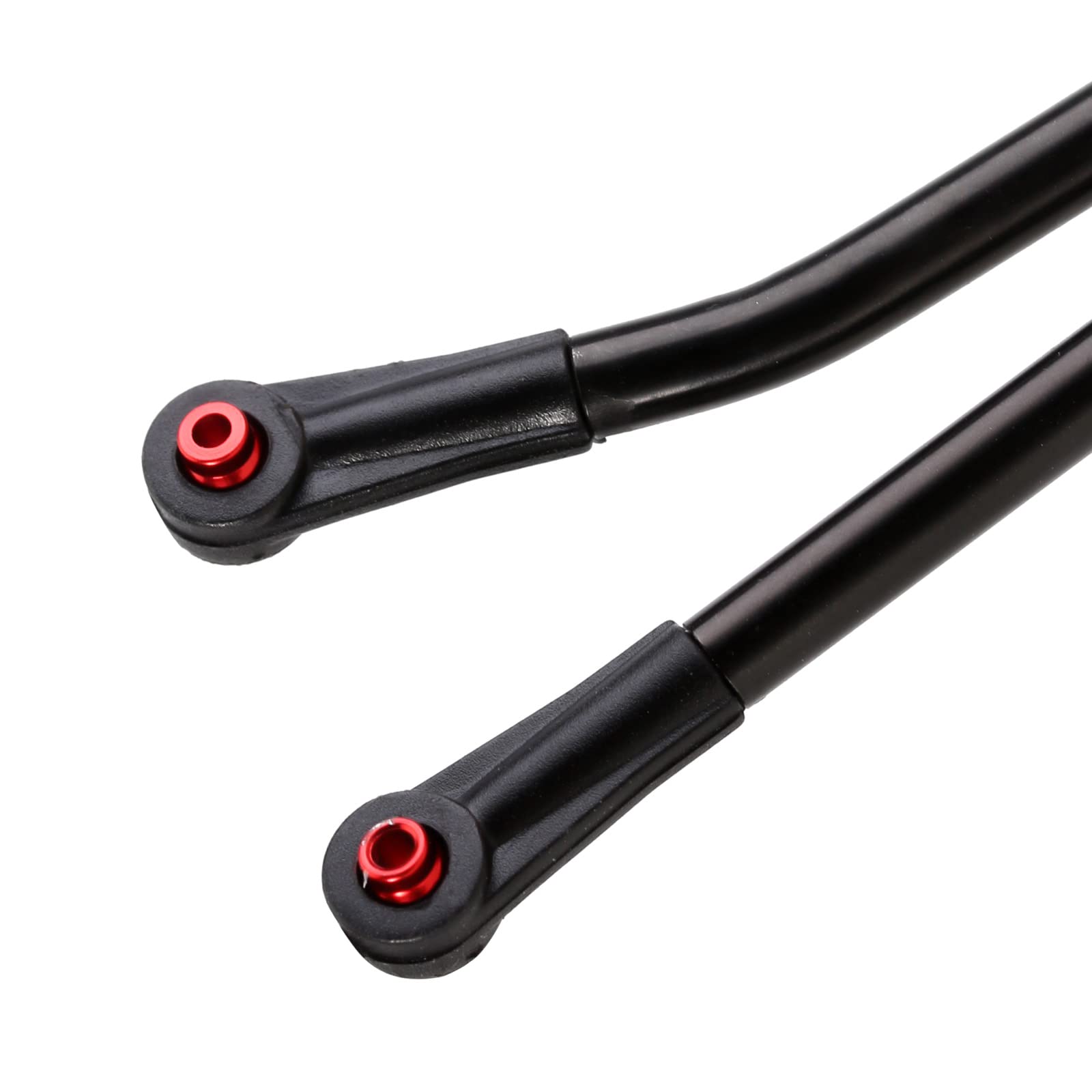 INJORA High Clearance 4-Link Suspension Kit - Stainless Steel Upgrade Parts for Axial SCX24 Gladiator & Dodge Power Wagon 1/24 RC Crawler (Black) | Off-Road Performance & Trail Crawling Accessories