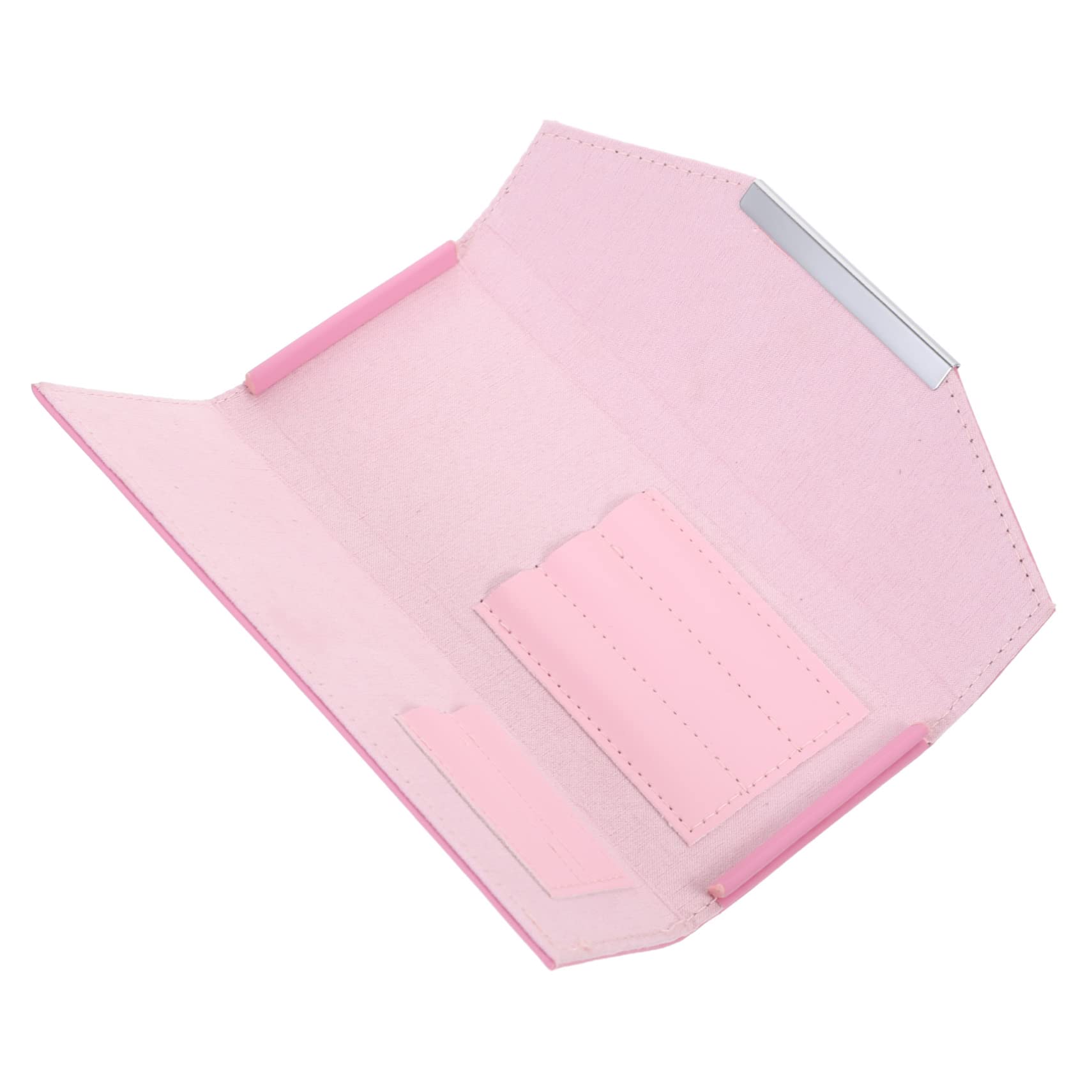 Baluue Pink Cloth Eyelash Tweezer Storage Case - Makeup Organizer Bag for Tweezers, Lashes & Beauty Tools | Perfect for Salon, Travel & Home Makeup Organization