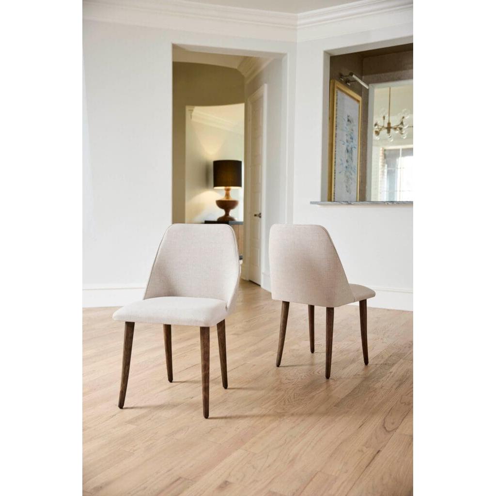 Cyan Design 11755 Edu Dining Chair - Dark Brown & Taupe | Modern Kitchen & Dining Room Furniture for Home & Office