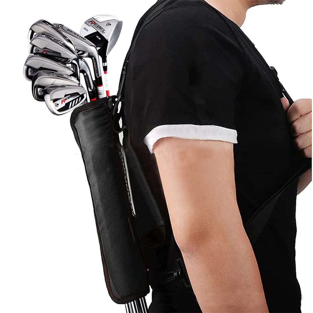 Premium Golf Club Carry Bags - Lightweight & Waterproof Golf Stand Bag with 5-Way Divider - Perfect for Walking Golf Courses, Driving Range & Travel