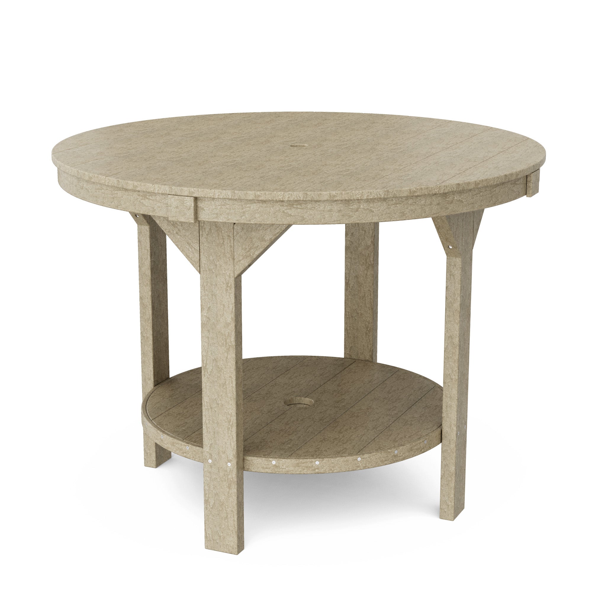Vintage Heritage 48 Inch Pub Counter Table - Solid Wood Bar Height Table for Kitchen, Dining Room & Man Cave - Perfect for Entertaining & Home Bars