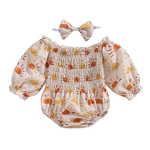 Sunrise Bubble Onesie Apricot