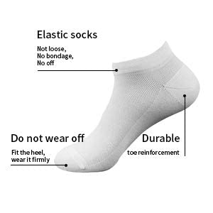 October Elf Men's Crew Socks - Thin Ankle Cotton Dress Socks for Business & Casual Wear - Breathable Athletic Short Socks for Office, Gym & Daily Comfort