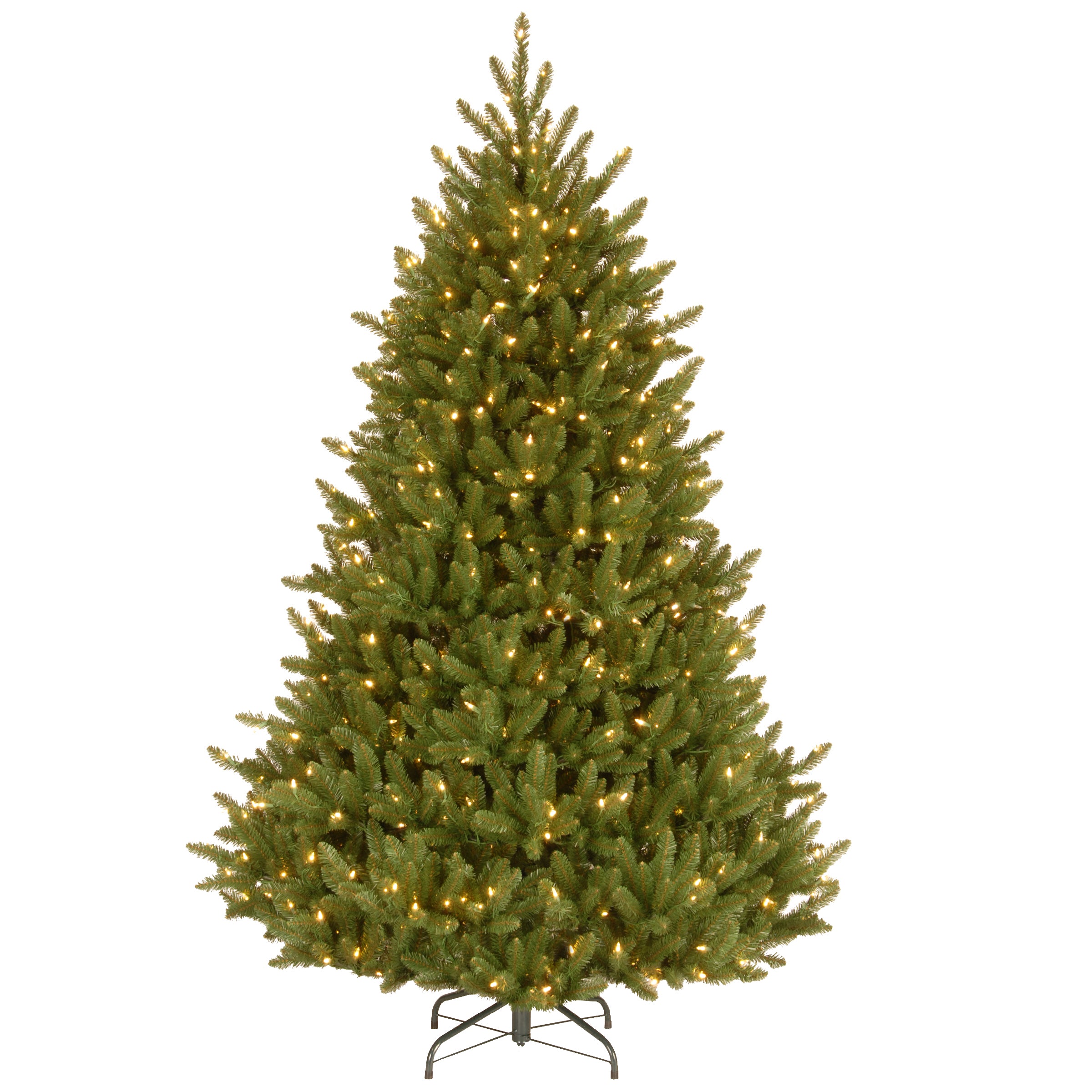 7.5 ft Pre-Lit Artificial Christmas Tree with Clear Lights - Fraser Fir Style for Home Holiday Decor & Party Decoration