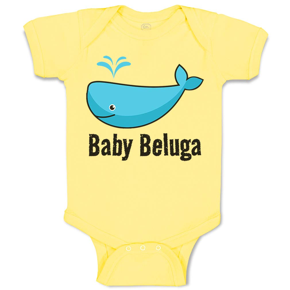 Adorable Custom Baby Bodysuit - Whale & Ocean Theme Unisex Infant Outfit for Boys & Girls | Perfect for Beach Trips, Photo Shoots & Everyday Wear
