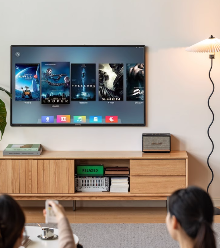 Modern Oak Solid Wood TV Stand - Stylish Entertainment Center for Living Room, Bedroom & Home Theater