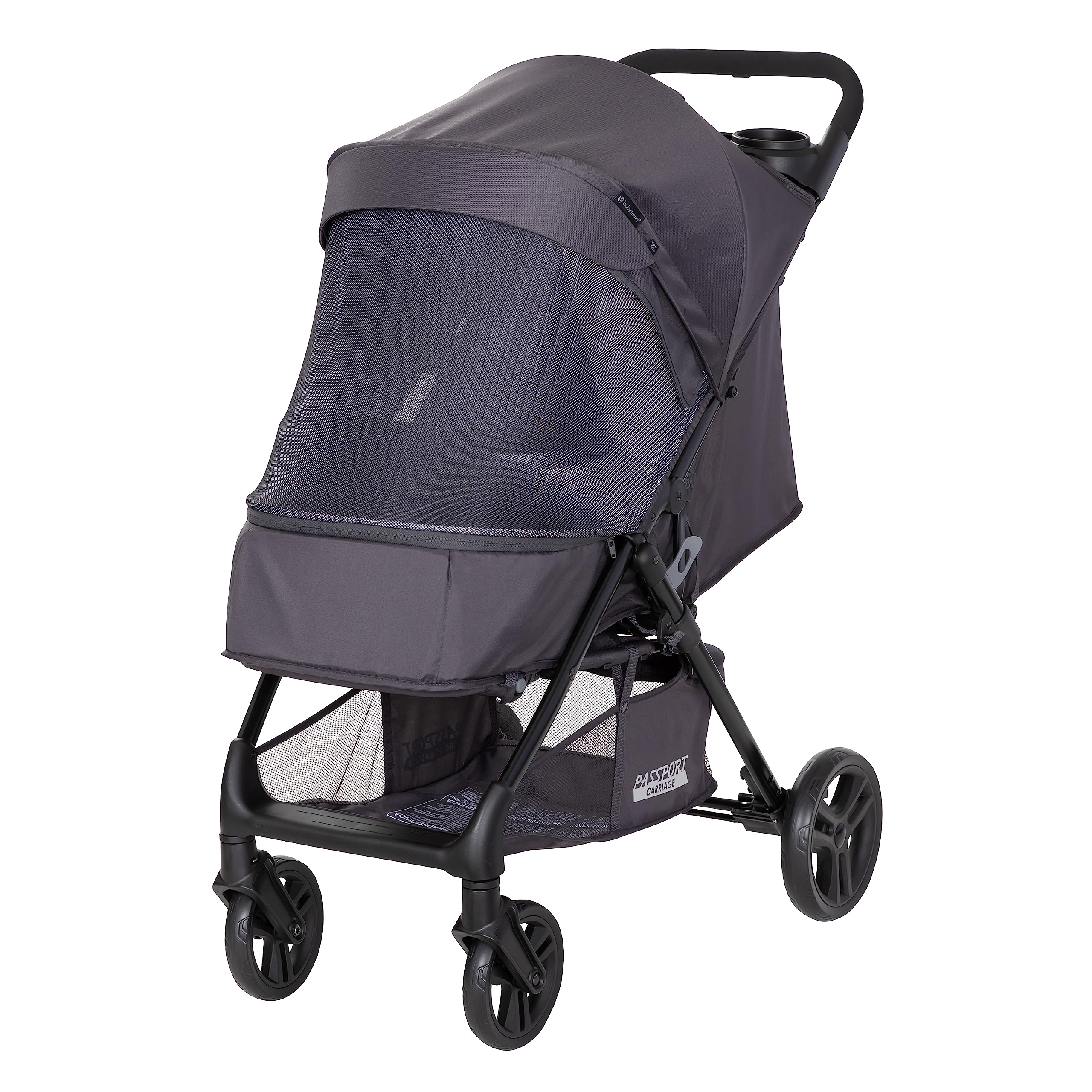 Baby Trend Passport® Travel System Stroller with EZ-Lift™ Infant Car Seat - Lightweight Compact Stroller for Newborns & Toddlers | Perfect for Air Travel, Shopping & Daily Walks (Dash Pink)