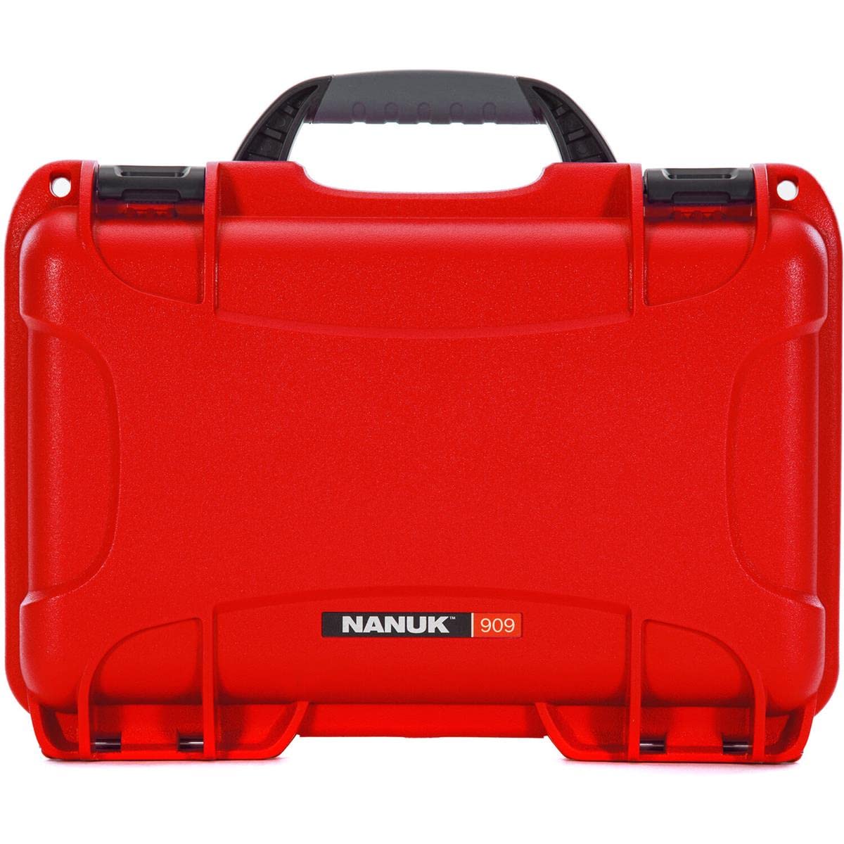 Nanuk 909 Waterproof Hard Case with Customizable Foam Insert - Compatible with GoPro Hero 9 & 10 (Red) - Perfect for Travel, Outdoor Adventures & Camera Equipment Protection