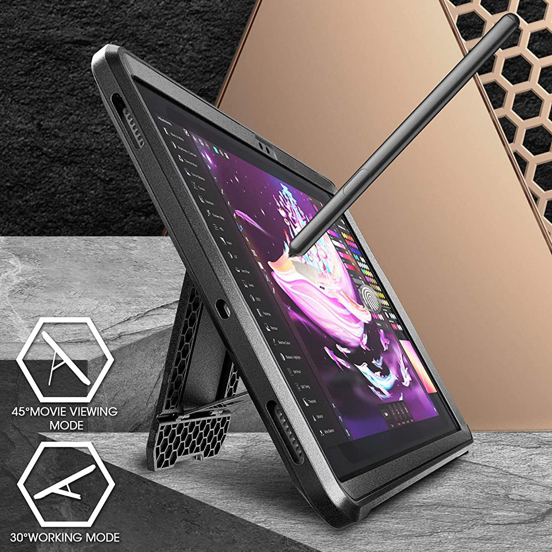 Samsung Galaxy Tab S8+ 12.4 Inch (2022) Protective Case - Unicorn Beetle PRO Military-Grade Shockproof Cover with Screen Protector - Perfect for Construction, Outdoor Work & Travel